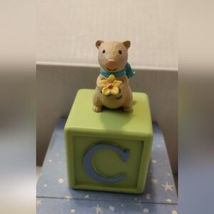 Vintage Alphabet Block C